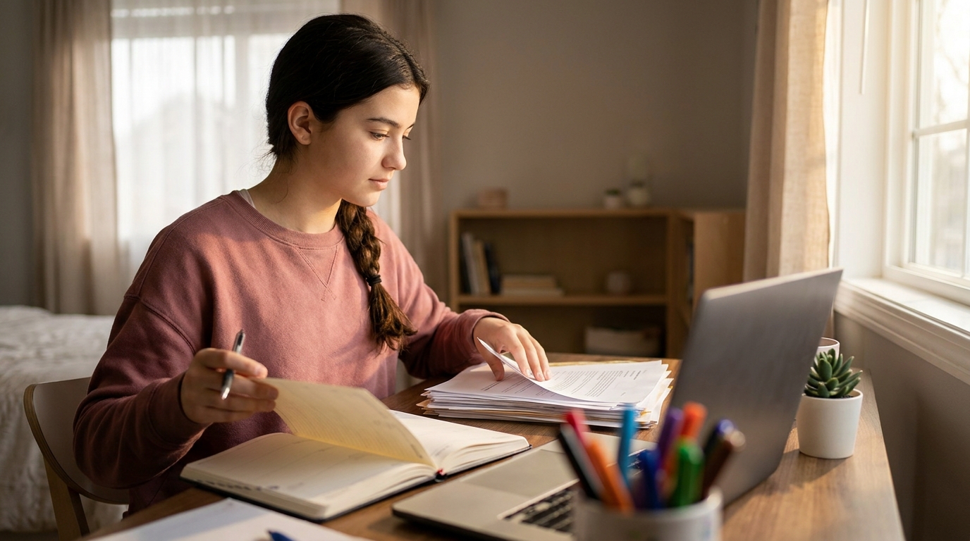 Executive Function coaching and mentoring student