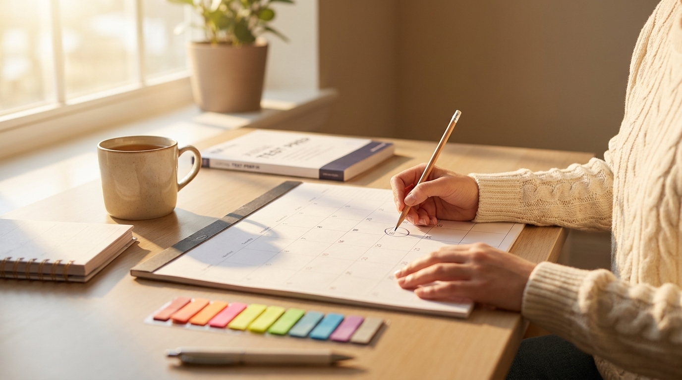 Standardized test dates and registration deadline planning